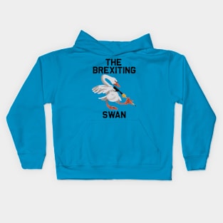 Brexiting Swan Kids Hoodie